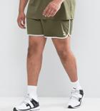 Puma Plus Retro Mesh Shorts In Green Exclusive At Asos - Green