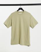 Pull & Bear Oversized T-shirt In Taupe-grey