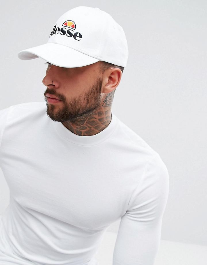 Ellesse Cap With Logo In White - White