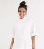 Asos Design Maternity High Neck Minimal Top-no Color