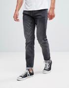 Esprit Slim Fit Jeans With Recycled Polyester - Gray