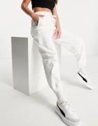 Puma Downtown Oversized Sweatpants In White