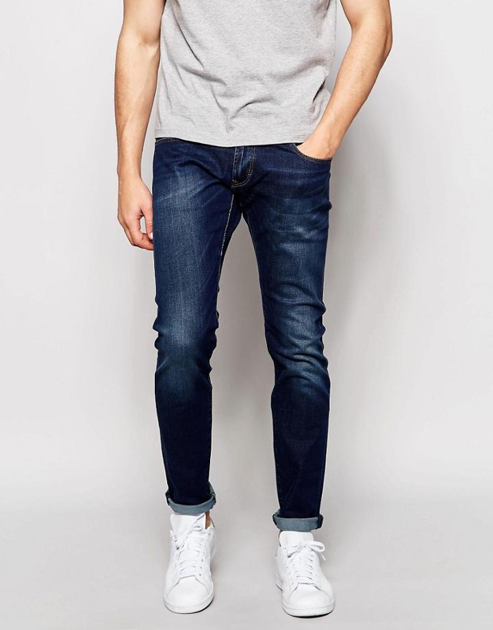 Esprit Skinny Fit Jean In Dark Wash - Blue