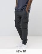 Asos Jogger With Woven Cargo Pockets And Taping - Brown