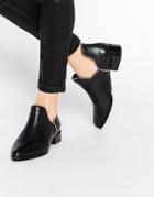 Senso Bailey Zip Cut Out Leather Ankle Boots - Black