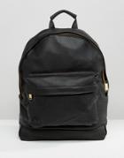 Mi-pac Tumbled Backpack Black - Black