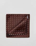 French Connection Dotted Pocket Square-red