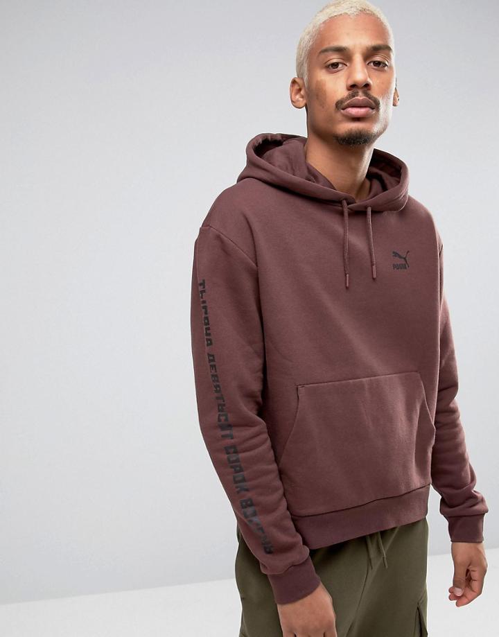 Puma Boxy Hoodie - Red