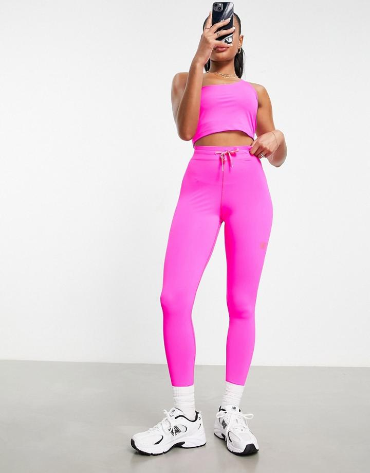 Hiit Legging With Tie Waist In Pink