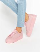 Asos Day Trip Flatform Sneakers - Pink