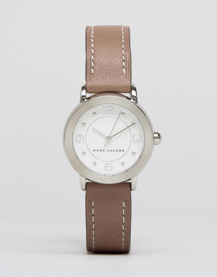 Marc Jacobs Gray Leather Riley Watch Mj1472 - Gray