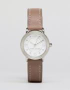 Marc Jacobs Gray Leather Riley Watch Mj1472 - Gray