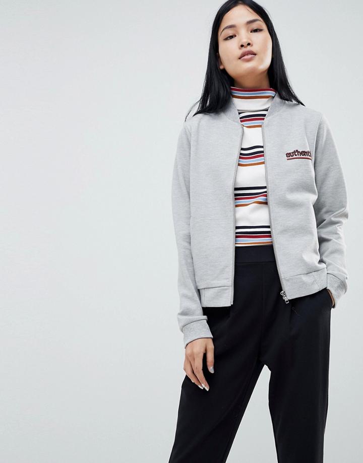 Gestuz Maddie Bomber Jacket - Gray