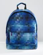 Mi-pac Pixel Check Backpack Blue - Blue