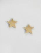 Made Gold Star Stud Earrings - Gold