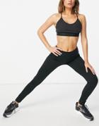 Reebok Workout Ready High Rise Leggings In Black
