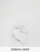 New Look Sterling Silver Heart Ring - Silver
