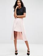 Asos Double Layer Prom Skirt - Pink
