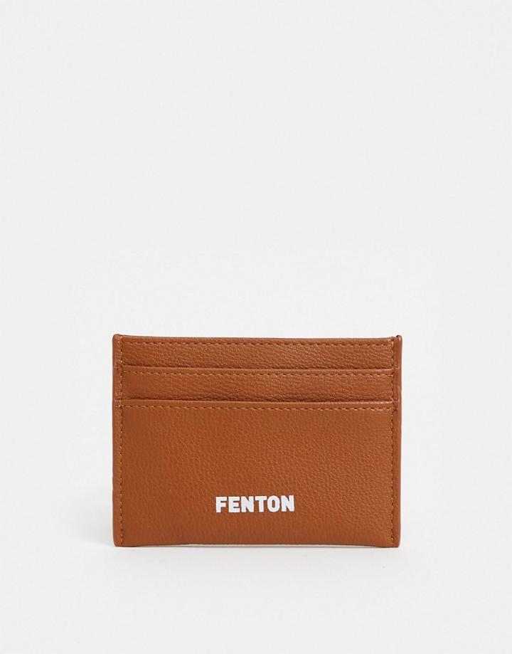 Fenton Pu Cardholder In Brown