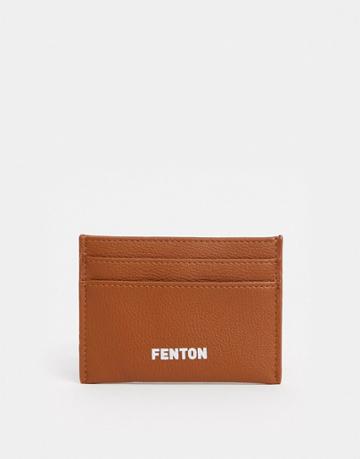Fenton Pu Cardholder In Brown