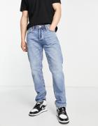 Jack & Jones Regular Fit Jeans In Light Blue