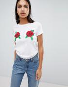 Noisy May Rose T-shirt - White