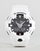 G-shock Ga-700-7aer Digital Silicone Watch In White - White