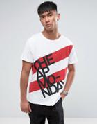 Cheap Monday Standard T-shirt Prop Logo - White