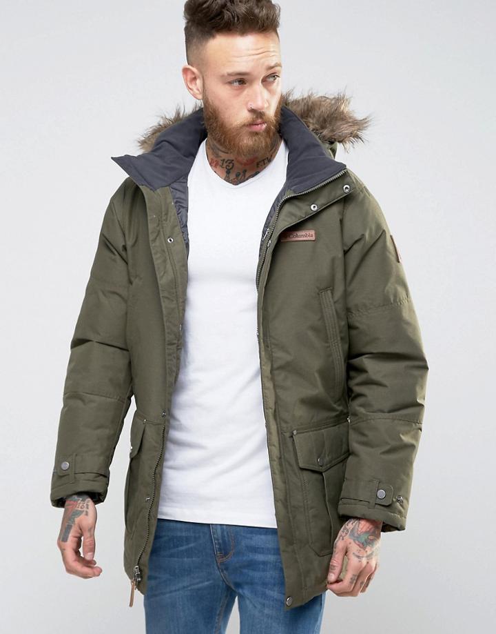 Columbia Timberline Ridge Parka Insulated Detatchable Faux Fur Trim -