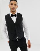 Selected Homme Tuxedo Suit Vest-black
