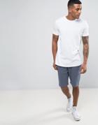 Asos Longline T-shirt And Skinny Jersey Short Multipack Save - Multi