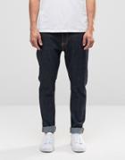 Nudie Brute Knut Drop Crotch Extreme Tapered Jeans Dry Navy - Blue