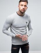 Devote Sweatshirt In Gray With Logo - Gray