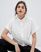 Esprit Love Heart Dot Shirt - White