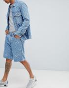Diesel D-willoh All Over Logo Shorts Two-piece 3 - Blue