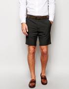 Asos Slim Fit Shorts - Black