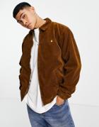 Carhartt Wip Madison Cord Jacket In Brown