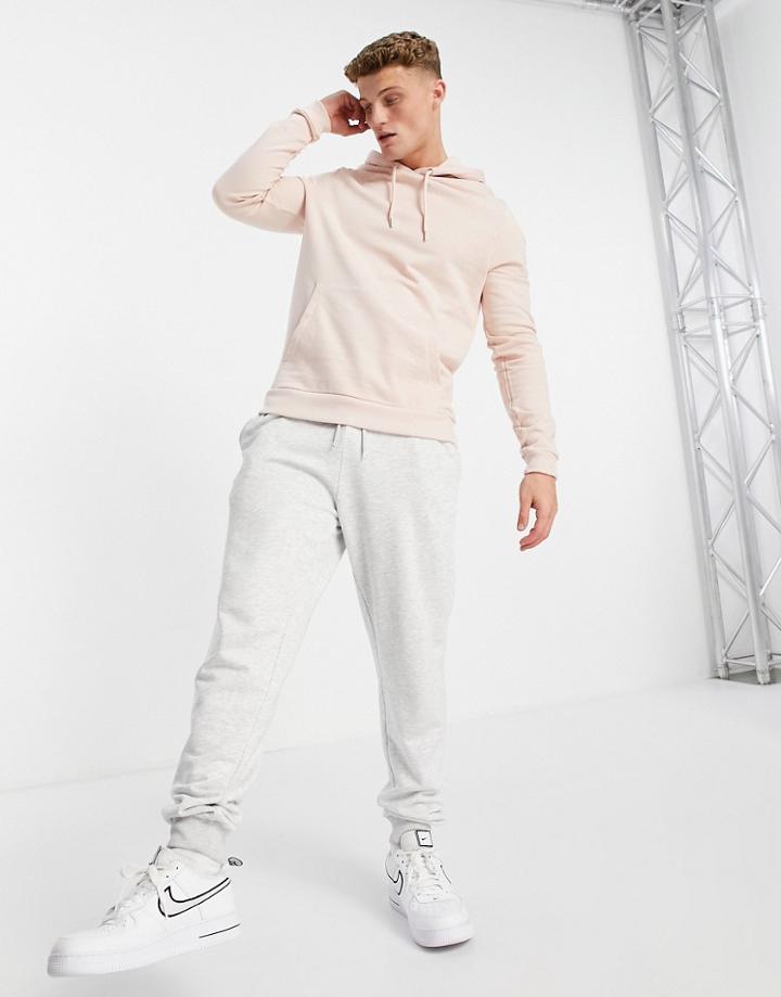 Asos Design Organic Hoodie In Pink
