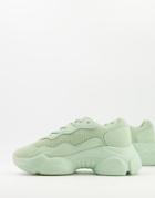 Asos Design Divine Chunky Sneakers In Mint Green