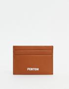Fenton Card Holder In Tan-brown
