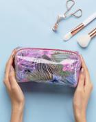 New Look Clear Floral Makeup Bag - Multi
