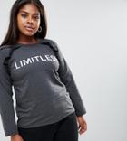 Koko Slogan Sweatshirt - Gray