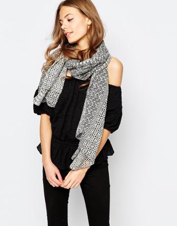 Becksondergaard Oversized Scarves - Black