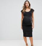 Asos Maternity Tailored Workwear Skirt-black