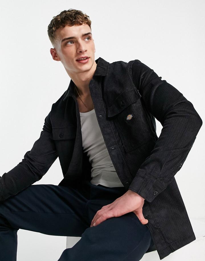 Dickies Higginson Cord Shirt In Black