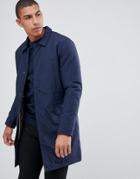 Selected Homme Padded Trench - Navy