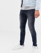 Chasin' Ego Skinny Jeans Overdye - Blue