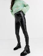 Asos Design Spray On Vinyl Pants