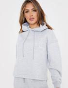 In The Style X Gemma Collins Motif Hoody In Gray-grey
