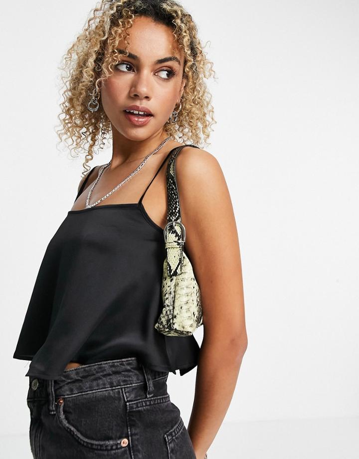 Topshop Throw-on Cami In Black
